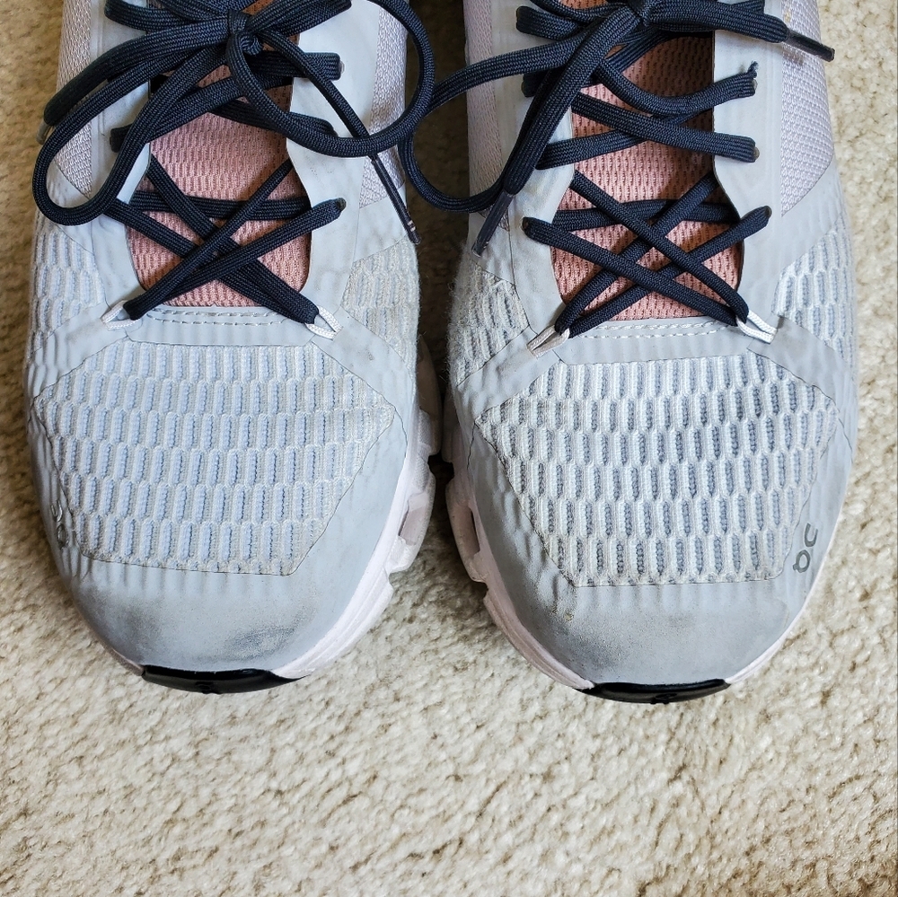On Running Gray and Black Athletic Shoes with Mesh Upper. Size 10.5 - Picture 2 of 15